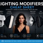 Lighting modifier guide. Kuvaajankulma